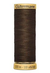 Natural Cotton 50wt 100M 3ct-Medium Dark Brown